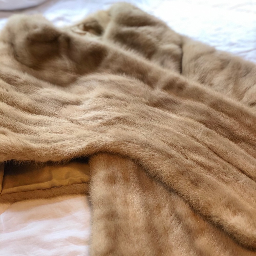 Genuine Mink Fur Stole